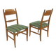 Set of 2 "Calmare Nyckel" chairs, Carl Malmsten, Sweden, 1960.