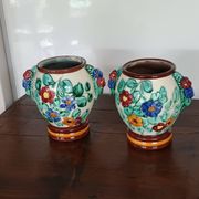 Paire de vases à oreilles Cerart Monaco 1950/1960