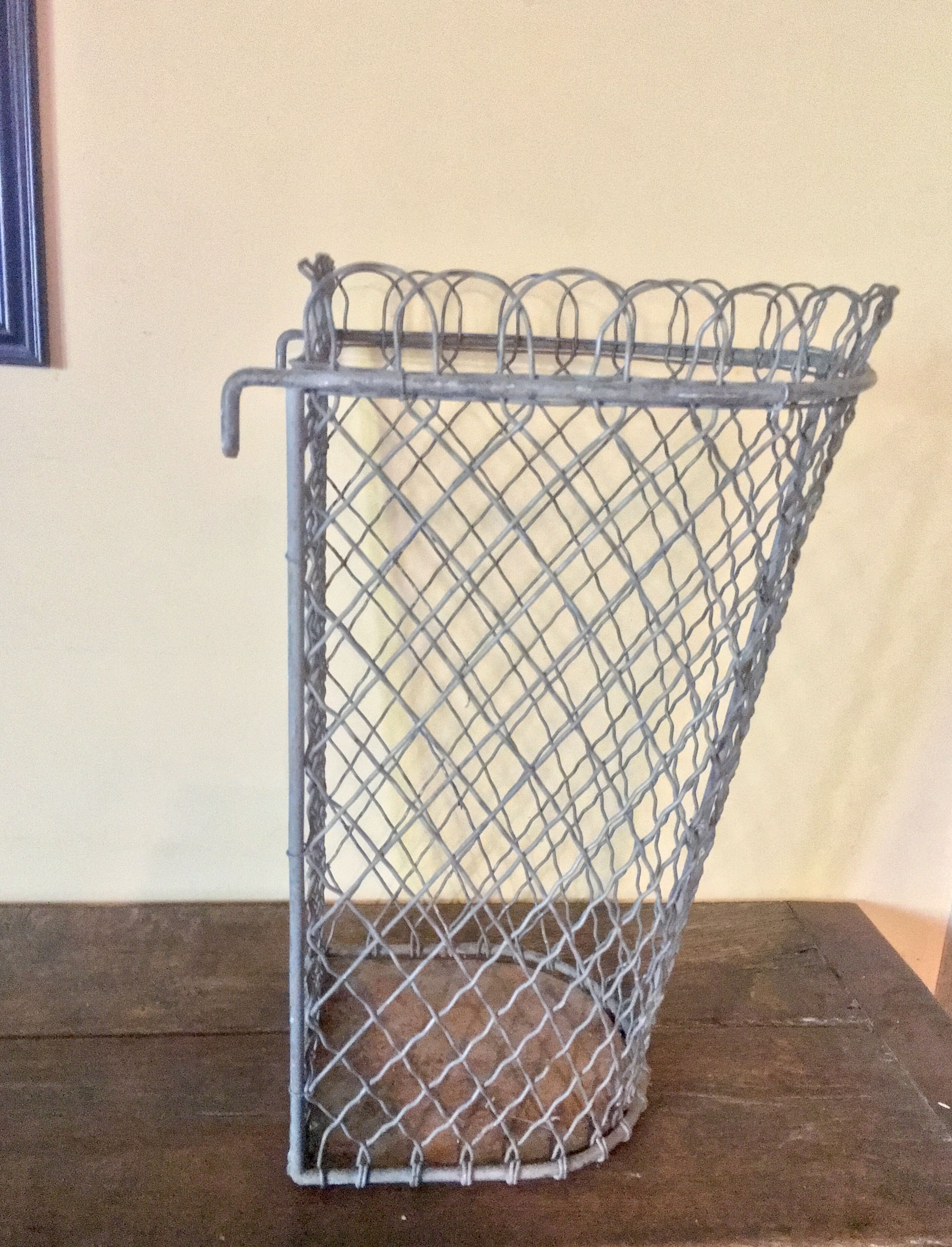 Former public garden garbage can circa 1950