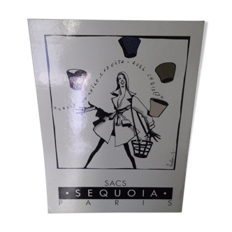 Affiche publicitaire "sacs Sequoia"