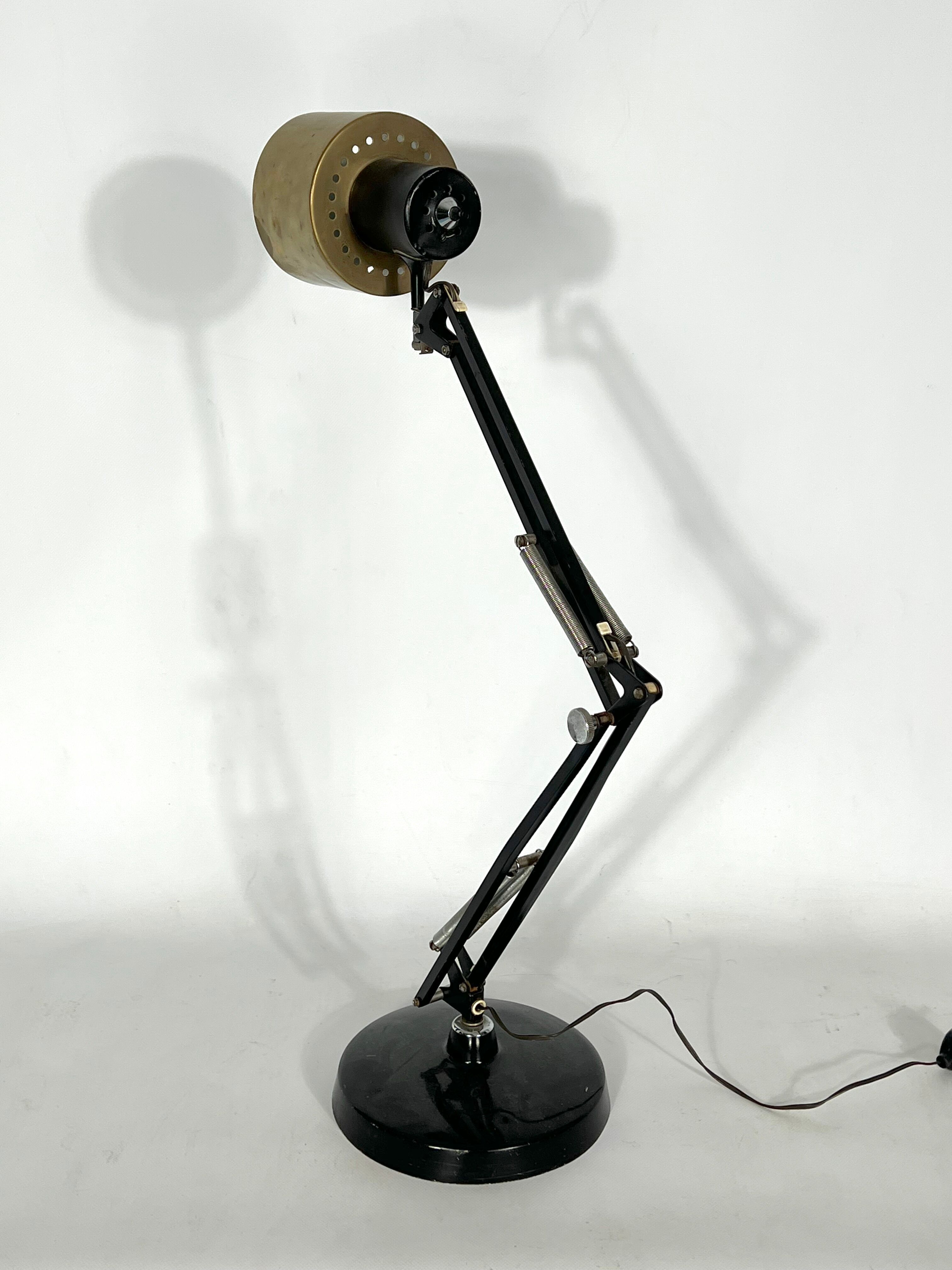 Jac Jacobsen, rare L2 Luxo table lamp from 50s