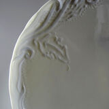Vintage/antique large pie dish fine white Limoges porcelain.