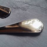 Set of cutlery forks spoons ladle Japanese silver metal from Christofle