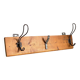 Vintage School Coat Rack in Wood and Steel