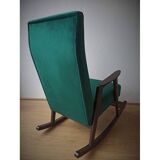 Fauteuil à bascule vintage des années 50.