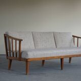 Mid Century Swedish Three Seater Sofa by Carl Malmsten, Model "Visingsö", 1960s