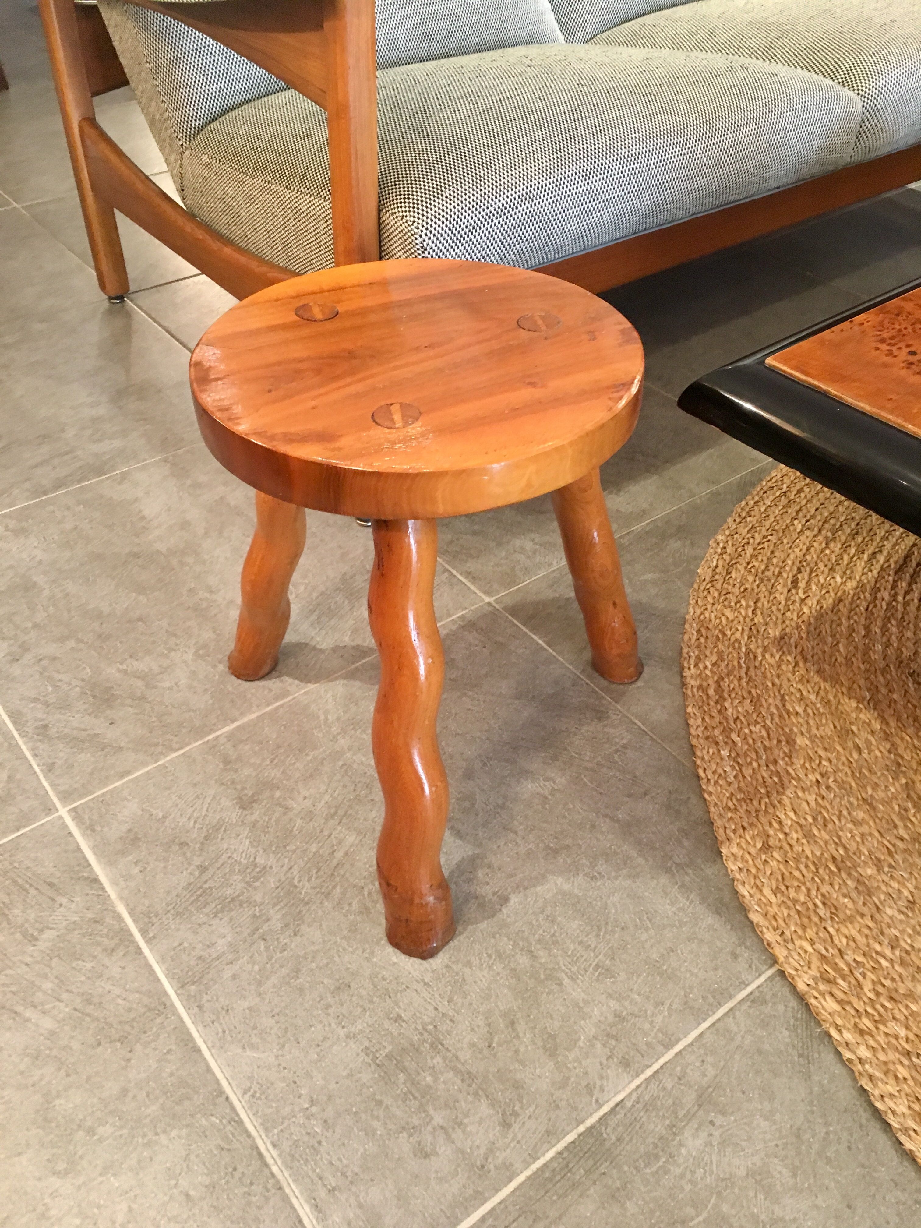 Vintage tripod stool