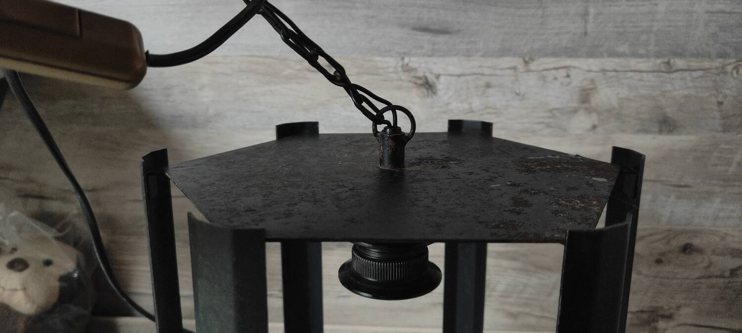 Hexagonal Pendant Lamp by Erik Höglund