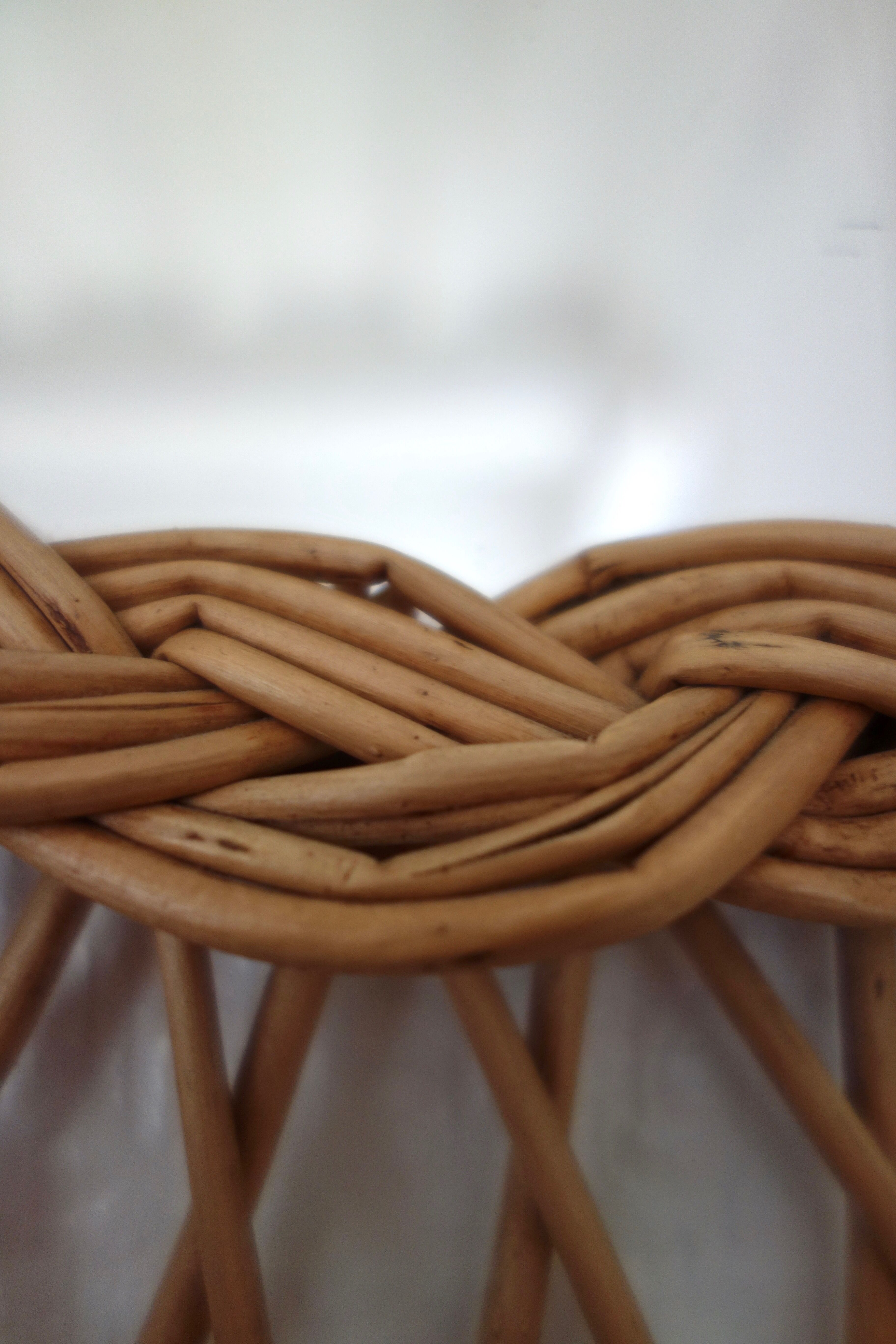 Rattan sun mirror 60s diameter 50cm