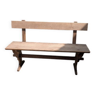 Banc de monastère en chêne