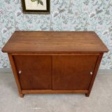 Vintage sideboard with sliding doors