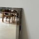 Chromed metal mirror from the 70s