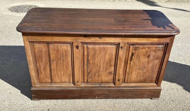 Old desk counter drawers draper trade furniture
