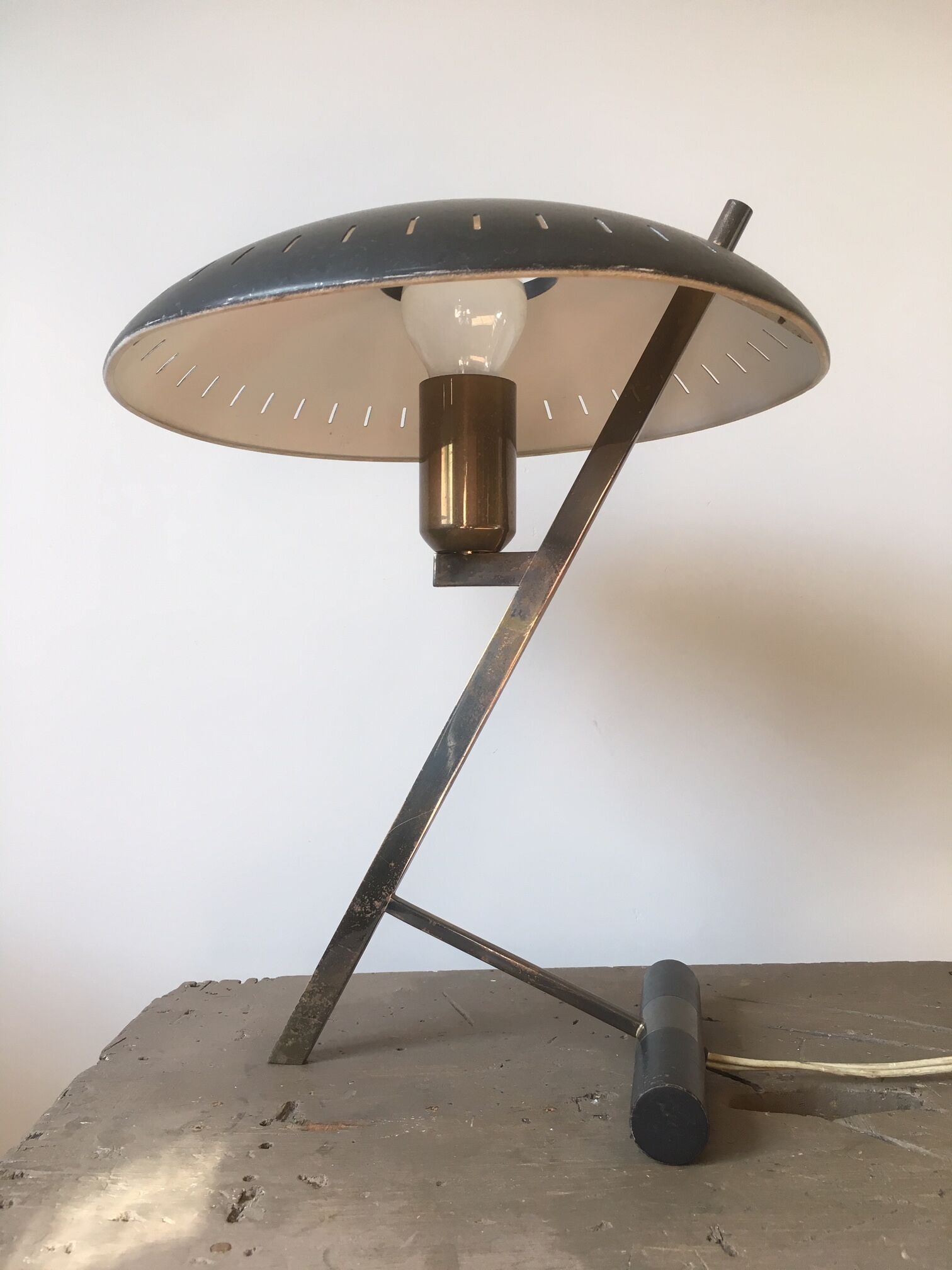 Lampe Z de Louis Kalff pour Philips, circa 1955