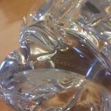 Signed Daum france vintage Crystal lamp