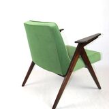 Green Bunny Armchair by Józef Chierowski, 1970s