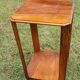 Beautiful antique pedestal table / side table / bedside table
