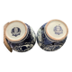 Pair potiches delfts by boch