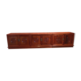 large eighties oriental sideboard