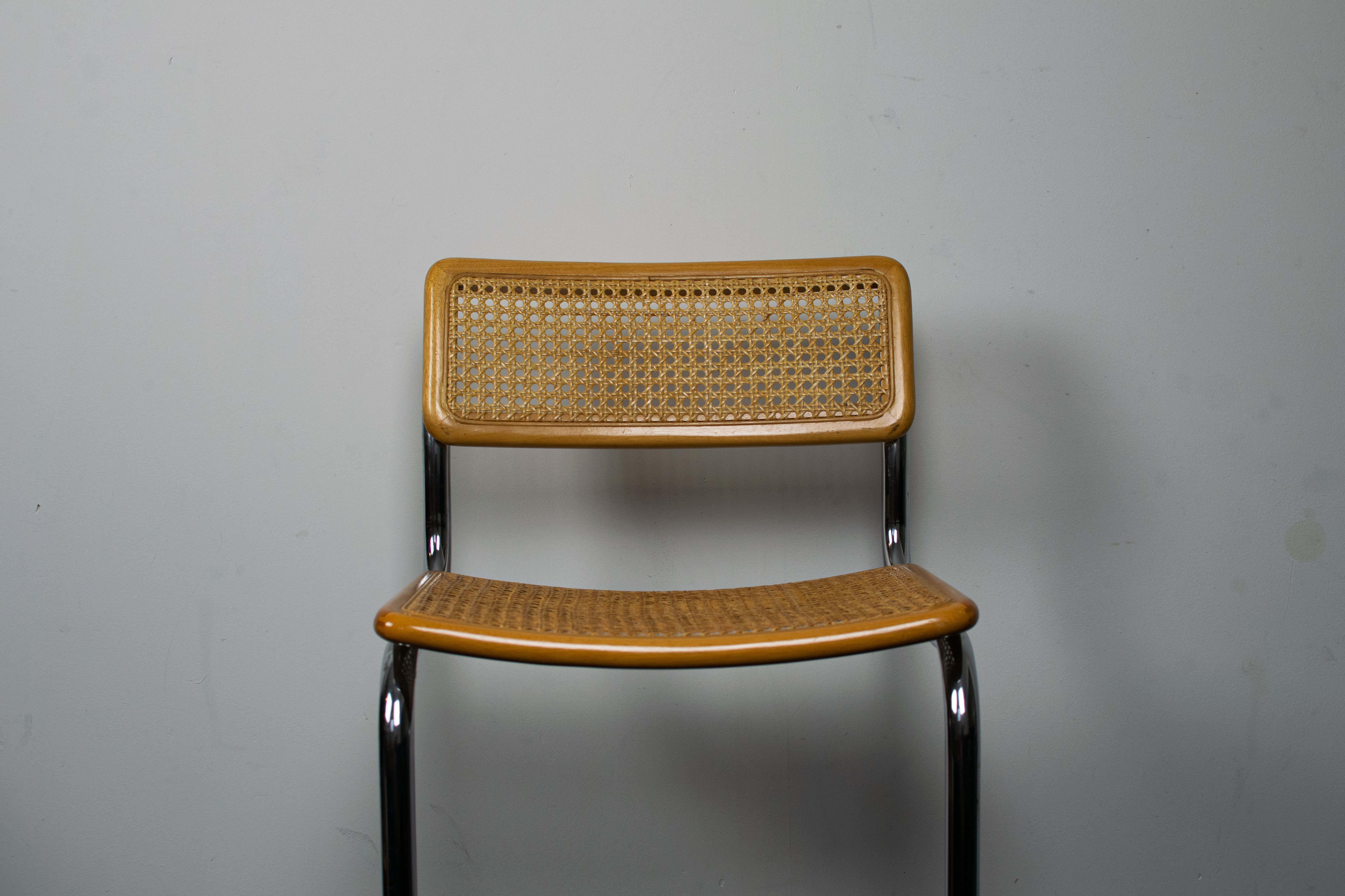 Bar stool S32 Cesca by Marcel Breuer 1970