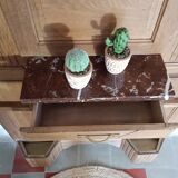 Coat rack solid oak wardrobe