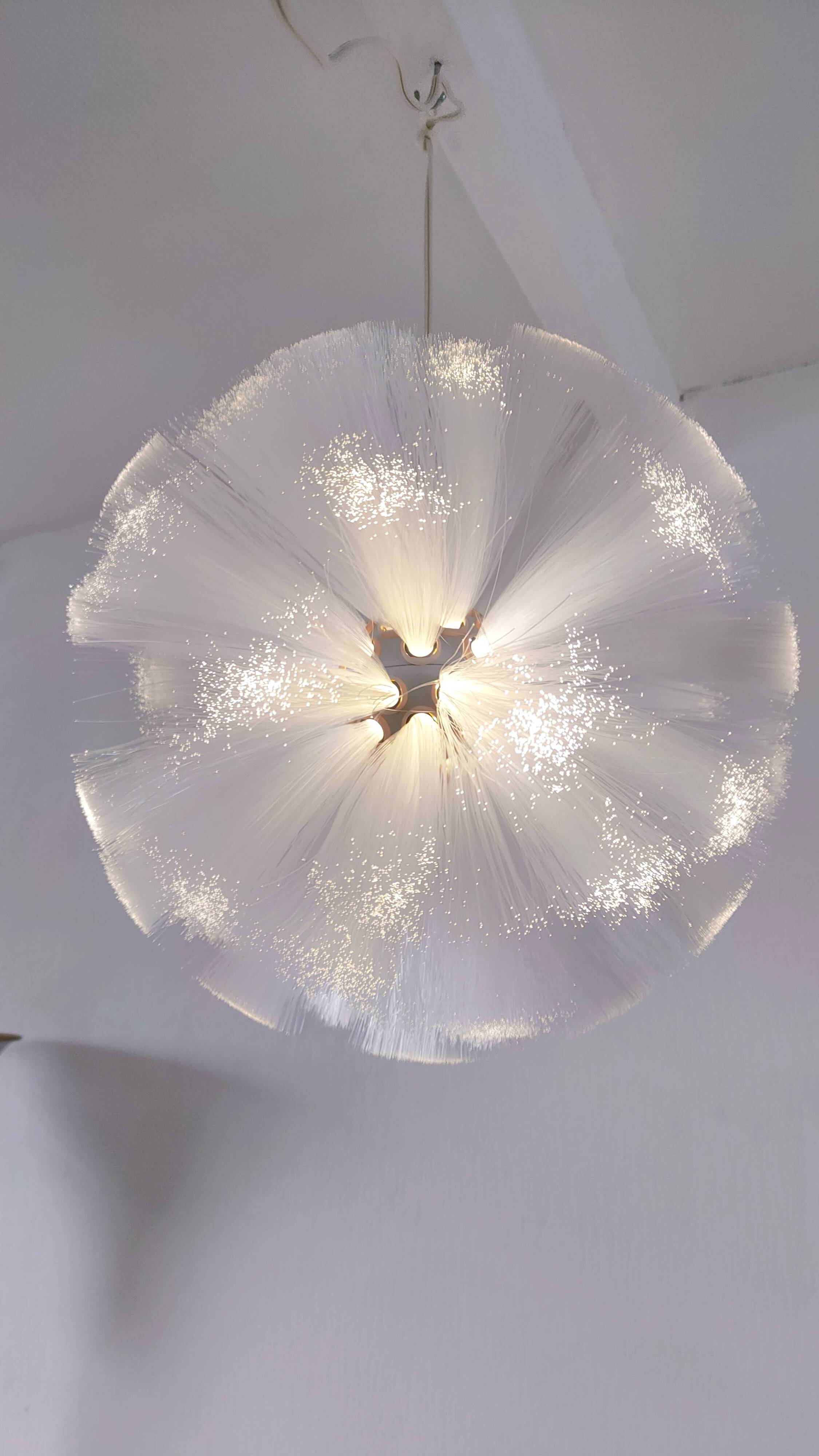 Vintage Kallt fiber optic pendant light