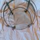 Desserte vintage chrome et verre 1970's