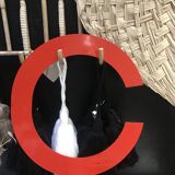 Large vintage metal letters