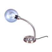 Czech Bauhaus Table Lamp in Chromed Steel and Aluminium by J. Vorel, 1930s