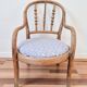 Fauteuil enfant vintage en bois courbé