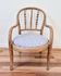 Fauteuil enfant vintage en bois courbé