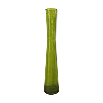 Vintage vase green glass