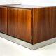 70s sideboard in rosewood and brushed aluminum