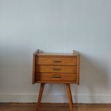 Compass feet bedside table