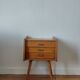 Compass feet bedside table