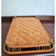 1960s Woven Bananaleaf & Rattan Serving Tray