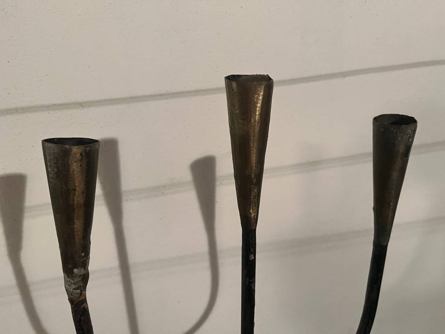 Wrought iron candlestick stand