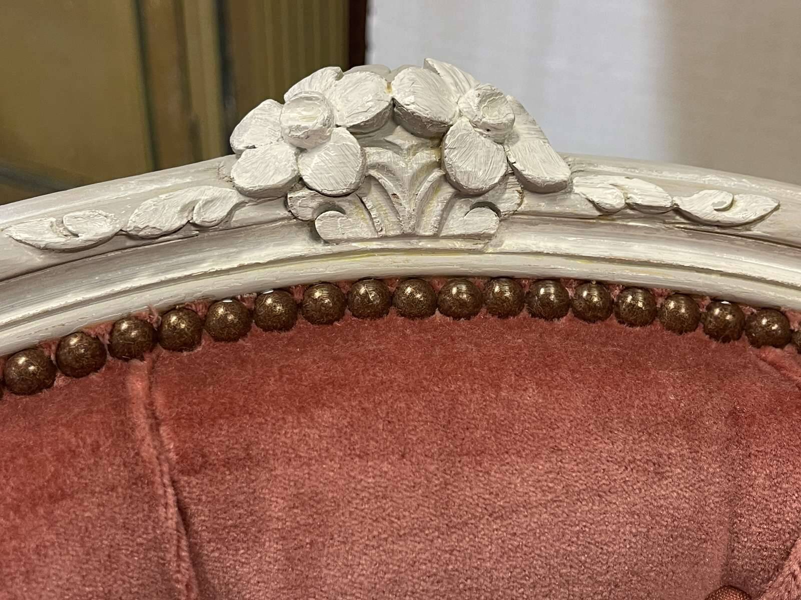 1970s Louis XV style cabriolet armchair