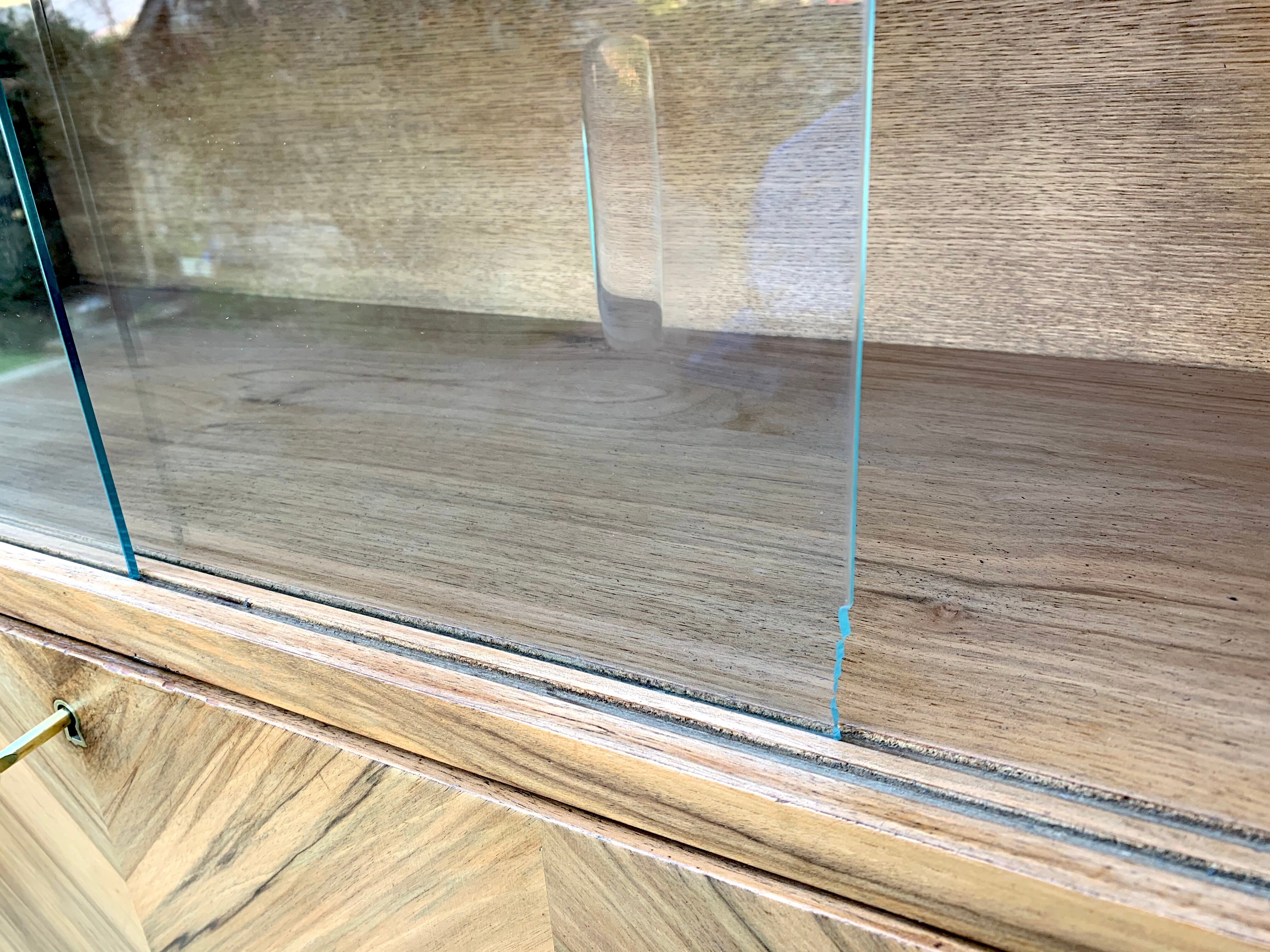 Vintage writing desk in rosewood