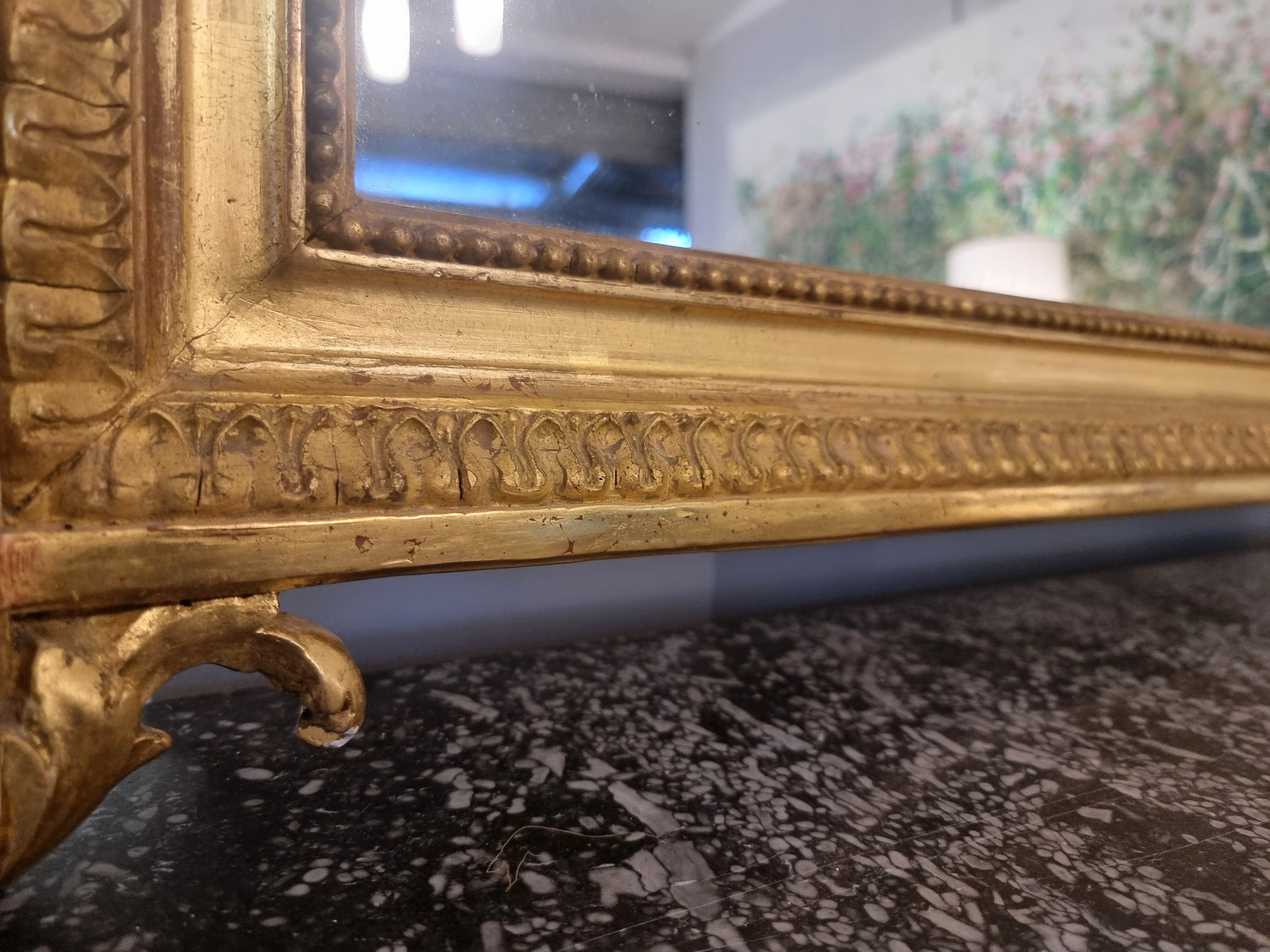 Mirror of Louis XVI period, end 18th