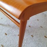 Scandinavian armchair in curved wood