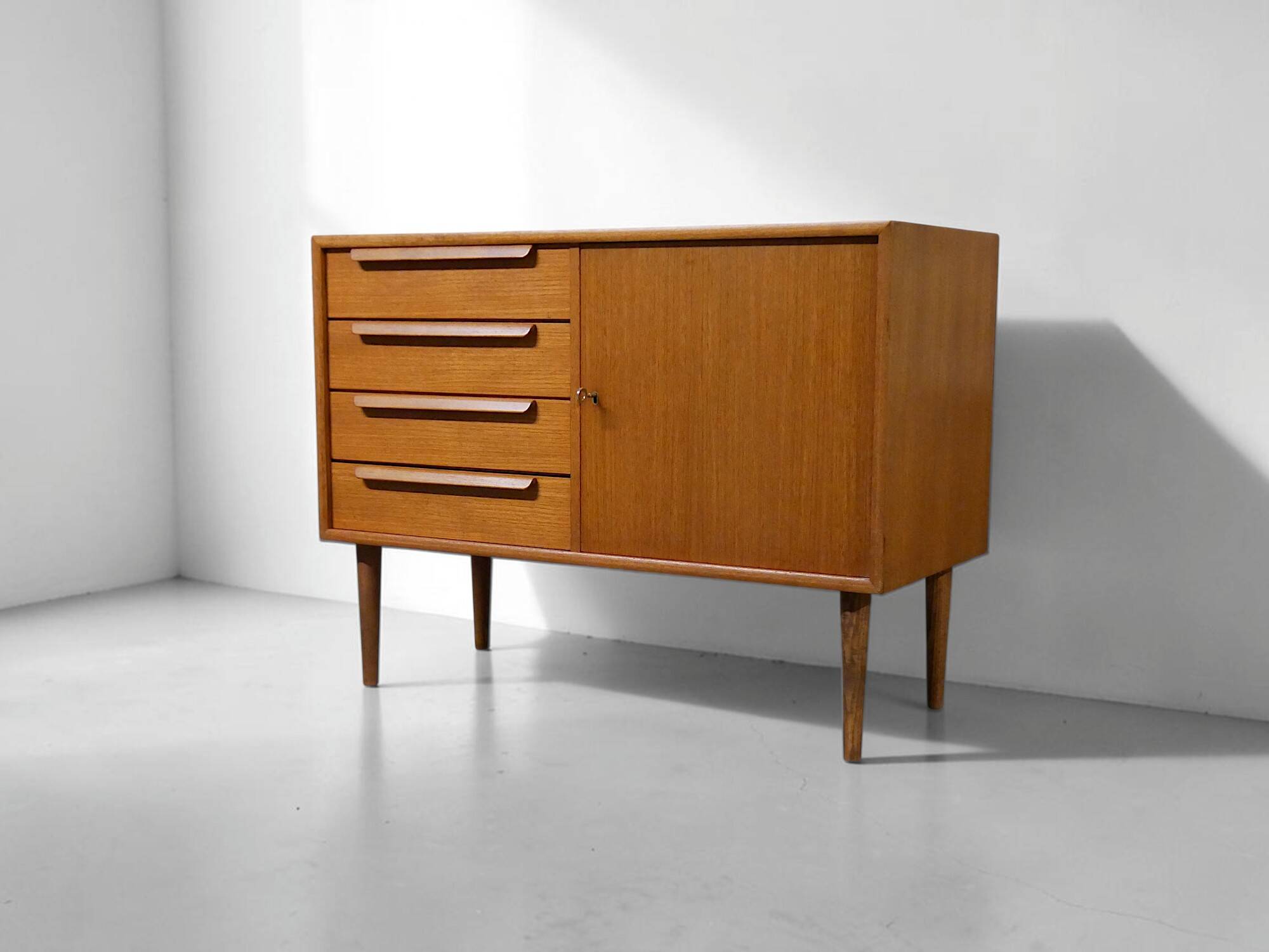 Enfilade scandinave en teck, 1960-1970