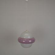 Suspension en verre du milieu du siècle, années 1960