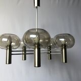 Chrome chandelier 1970