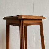 Antique wooden high stool (pedestal table) (1910-1930)