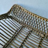 Trash, wicker basket