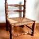 1940s Dudouyt style low chair