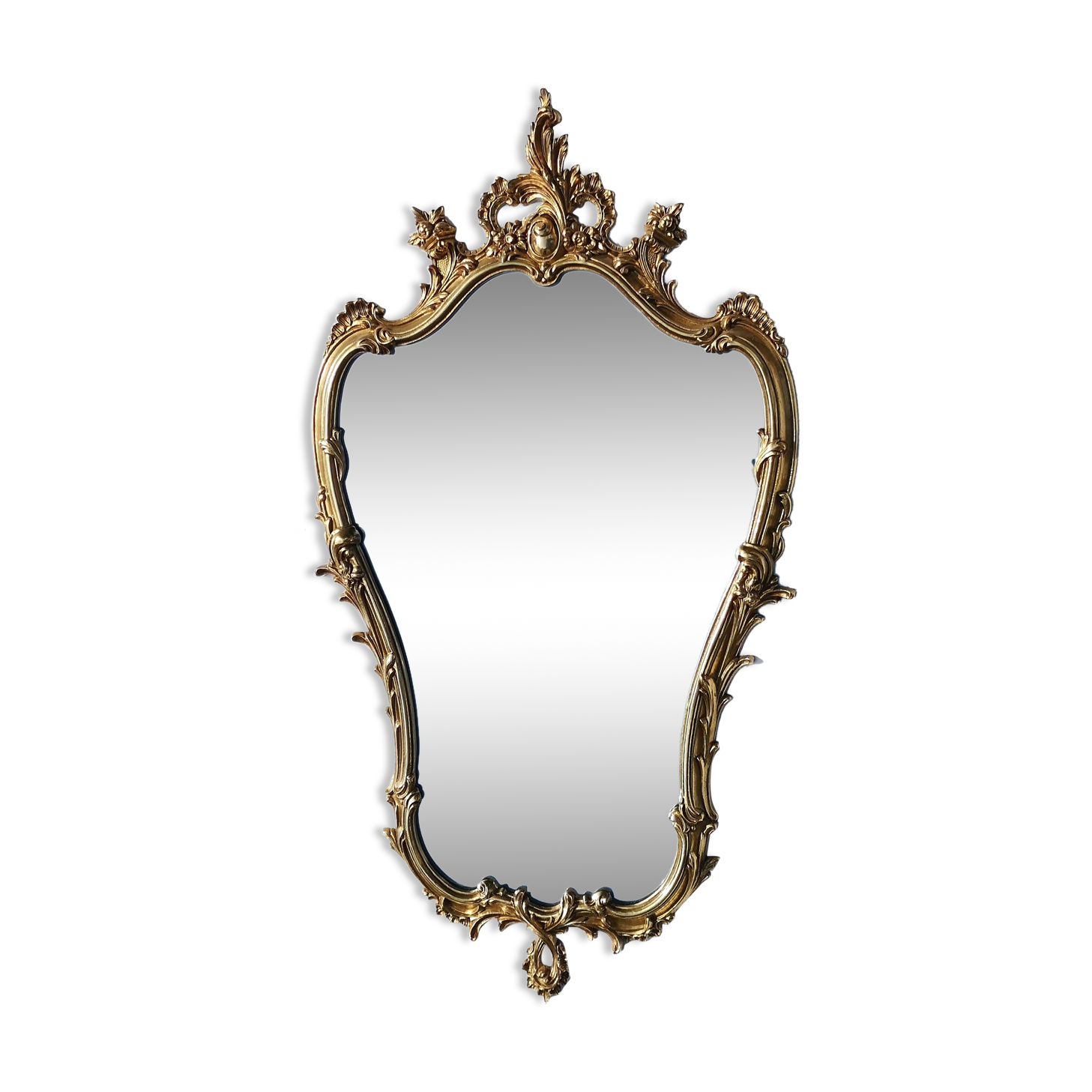 Golden bronze mirror- Louis XV style