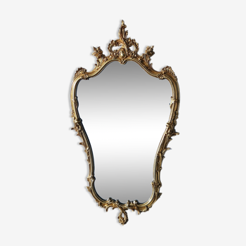 Golden bronze mirror- Louis XV style