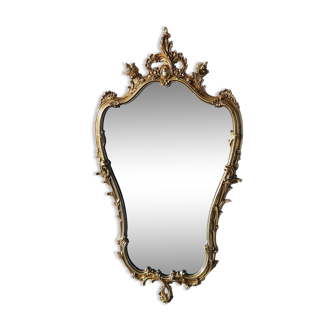 Golden bronze mirror- Louis XV style